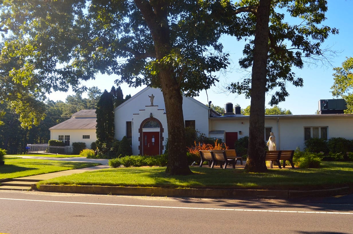 Exterior view of the Church of Saint Monica