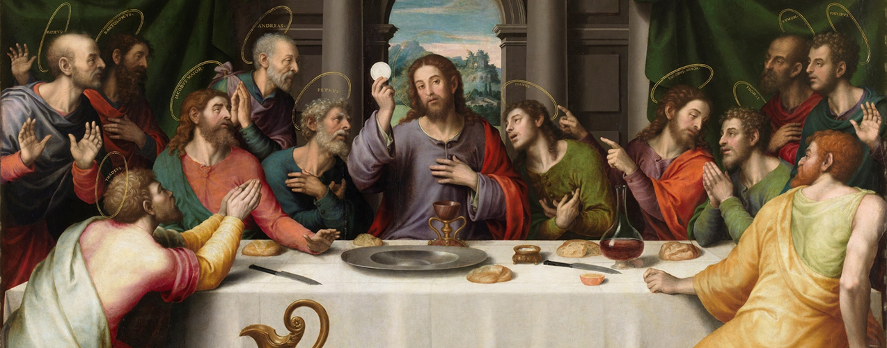 Painting of The Last Supper by Juan de Juanes