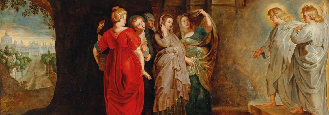 The Women at Christ's Empty Tomb by Peter Paul Rubens